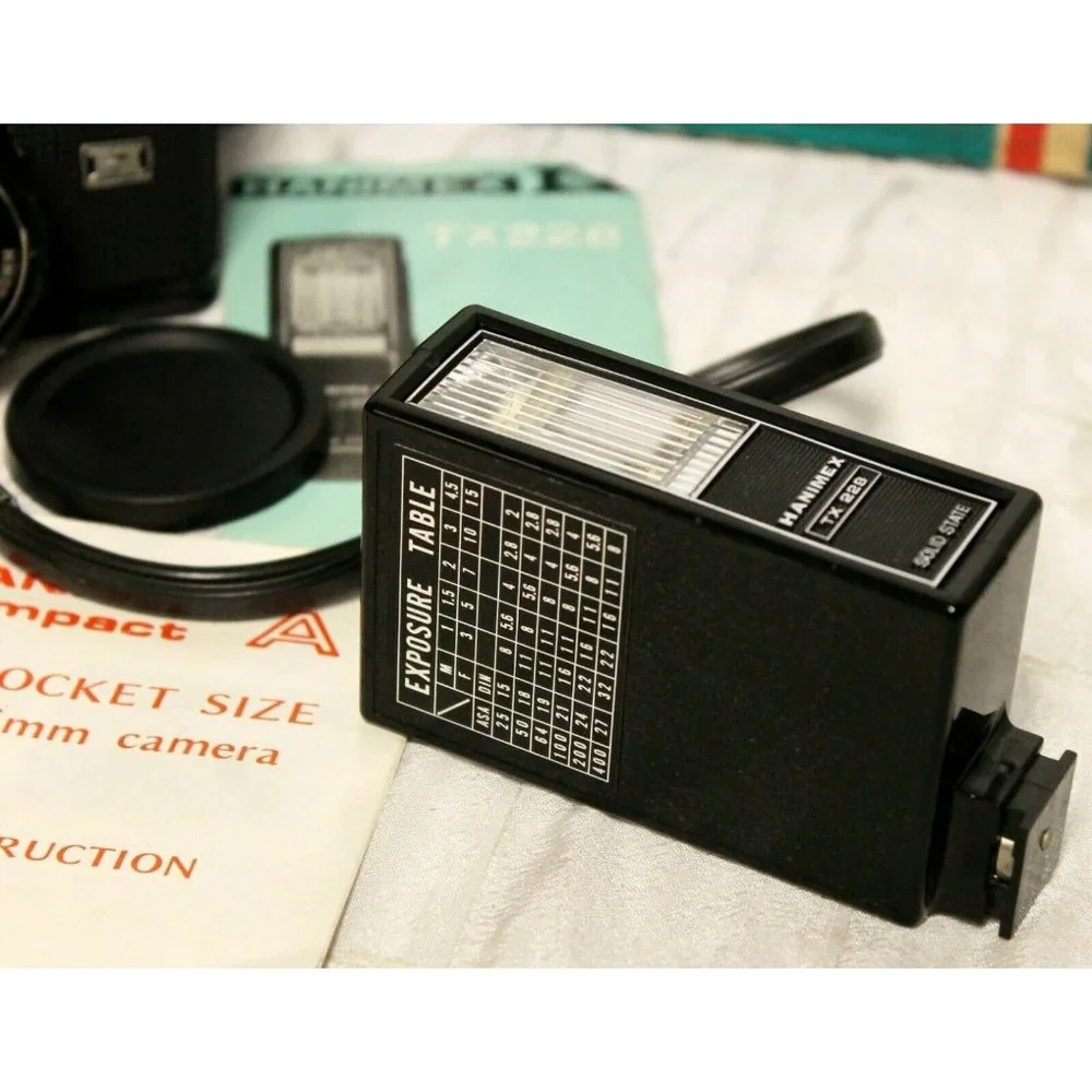 Hanimex Compact A Camera Case TX228 Flash Attachment Instruction Manuals